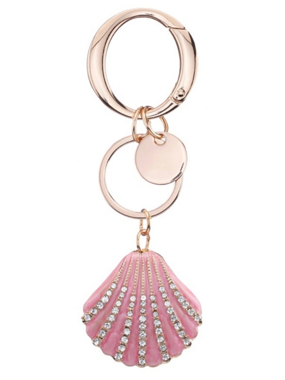 Pink Pearl Seashell Bag Charm - NWT